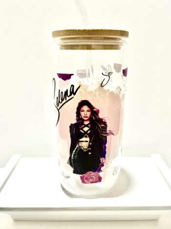 Selena 20oz Beer Can Style Glass Cup