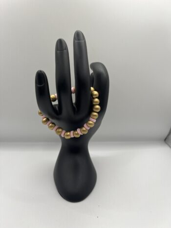 The Olivia Gold  and Pink Bracelets - Image 2