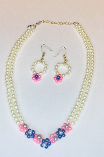 The Pearl Flower Chocker Set - Image 2