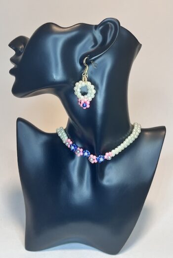 The Pearl Flower Chocker Set