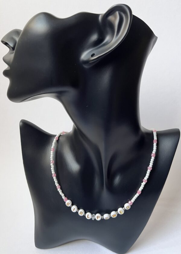 Girl Power Beaded Necklace