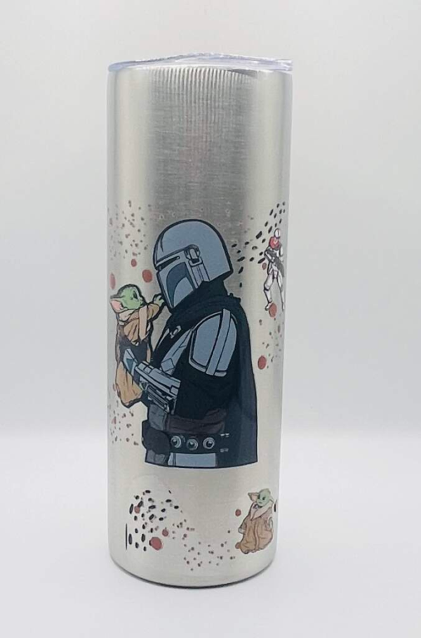 Star Wars Skinny Tumbler Silver