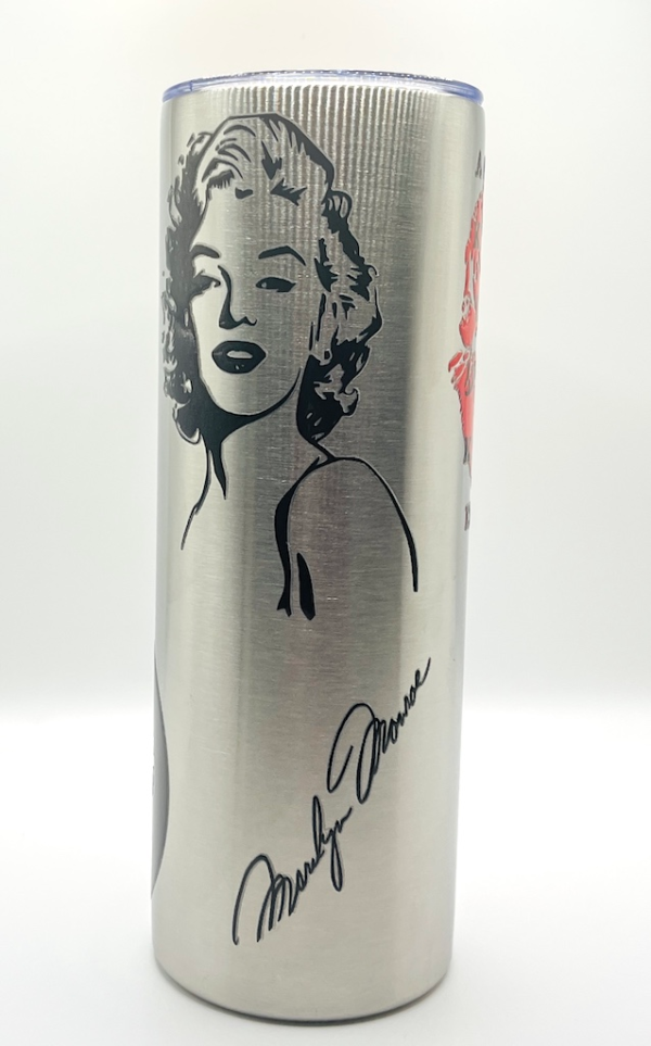 Marilyn Monroe  Skinny Tumbler Silver