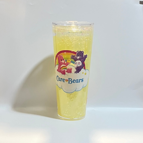 Care Bear 24 oz  Slow Flowing Double Wall Acrylic Tumbler with Straw