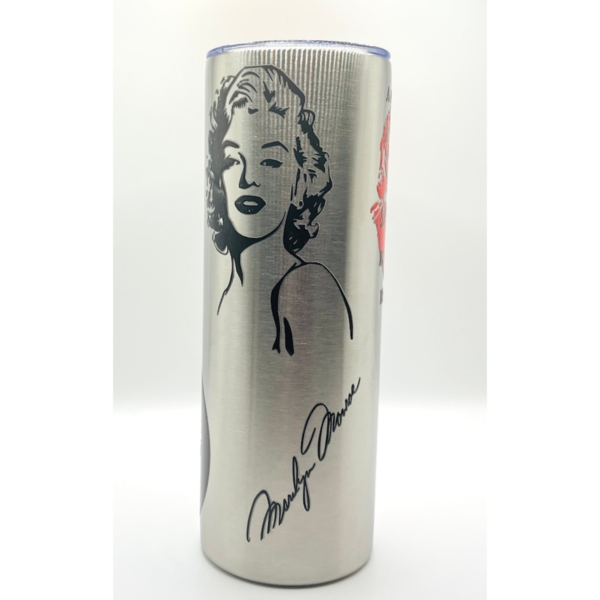 Marilyn Monroe  Skinny Tumbler Silver